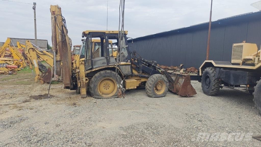 CAT 428 D Forestry Cabin