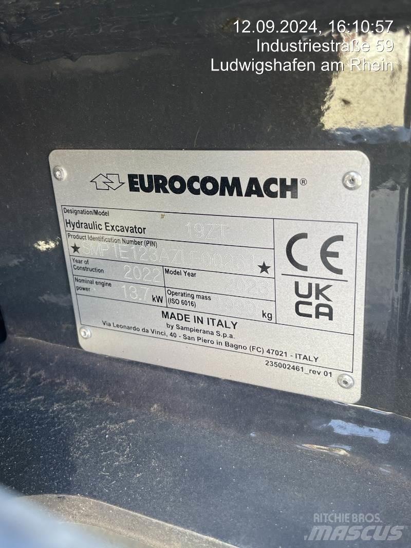 Eurocomach 19ZT Mini Excavators <7t (Mini Diggers)