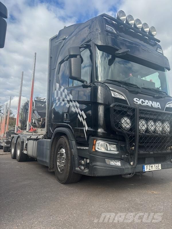 Scania R650B6X4NB Log trucks