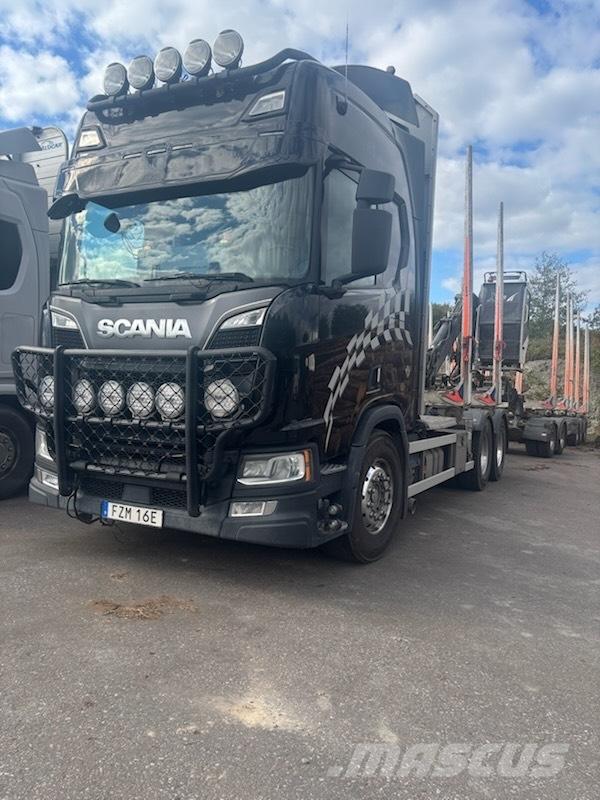 Scania R650B6X4NB Log trucks