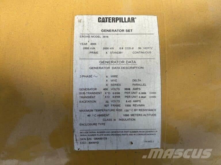 CAT SR4 - 827 frame Other Generators