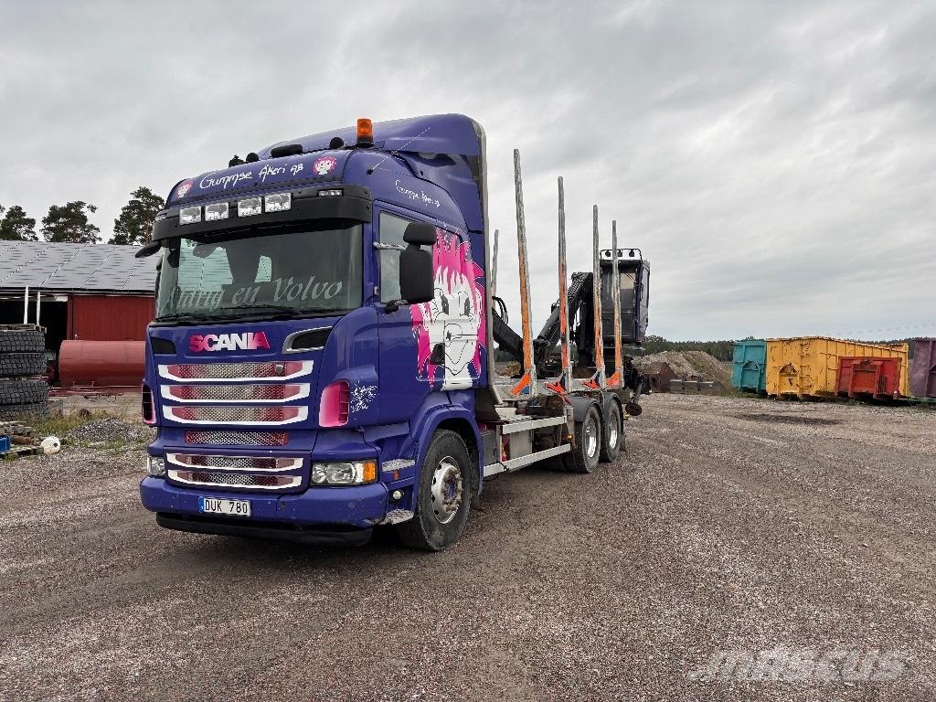 Scania 560. 6x4 Log trucks