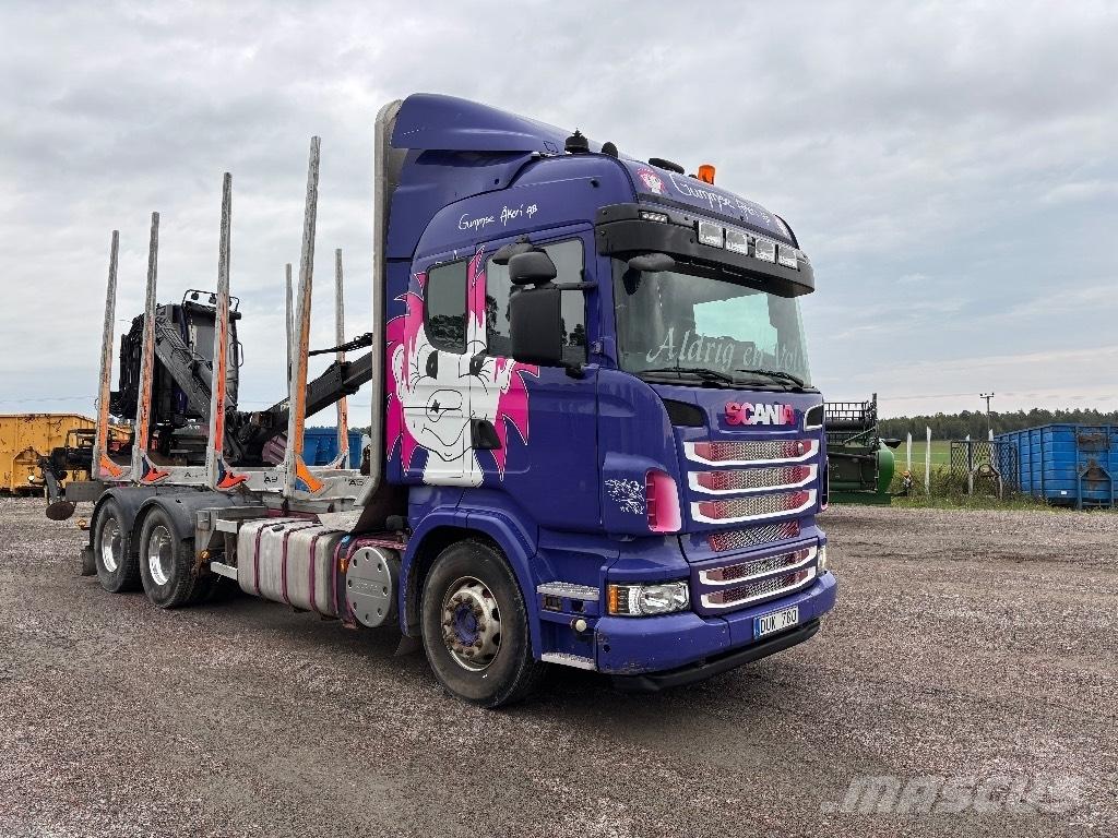 Scania 560. 6x4 Log trucks