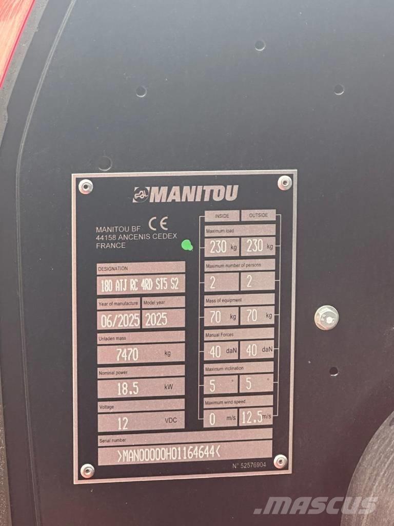 Manitou 180 ATJ Articulated boom lifts