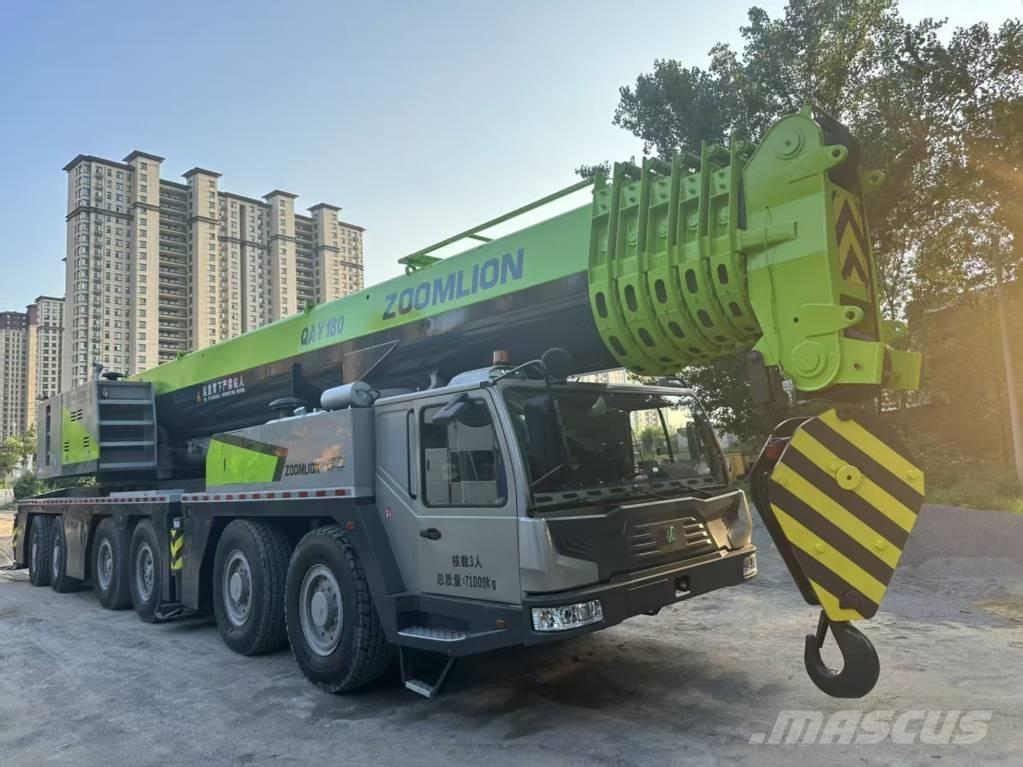 Zoomlion QAY180 Mobile and all terrain cranes