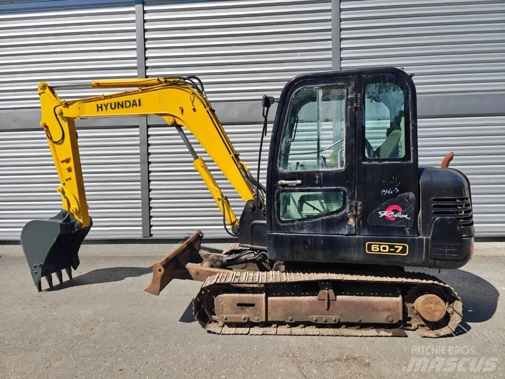 Hyundai R 60-7 Mini Excavators <7t (Mini Diggers)