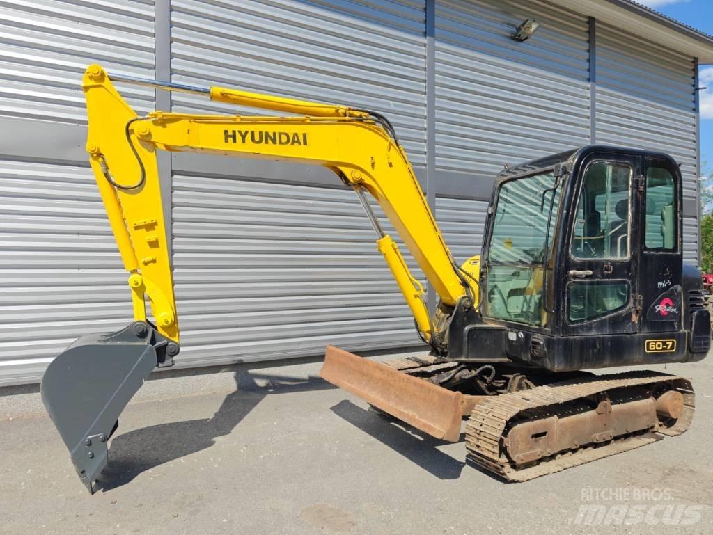 Hyundai R 60-7 Mini Excavators <7t (Mini Diggers)
