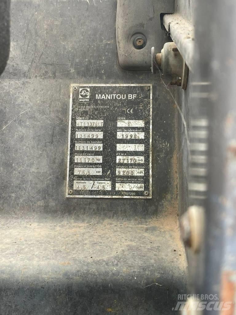 Manitou MT 1337 SL T Telescopic Handlers