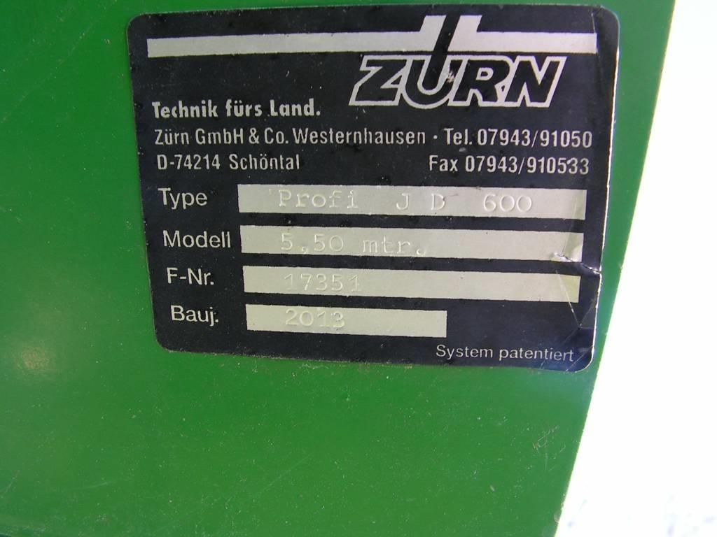 Zürn Profi 600 Harvester Headers