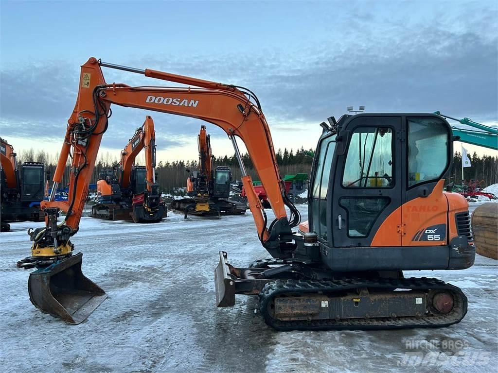 Doosan dx55 Mini Excavators <7t (Mini Diggers)