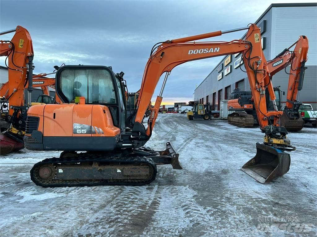 Doosan dx55 Mini Excavators <7t (Mini Diggers)