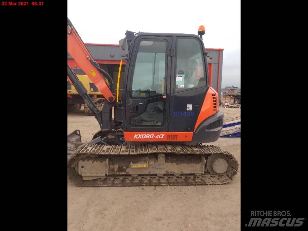 Kubota KX 080-4 Mini excavators  7t - 12t