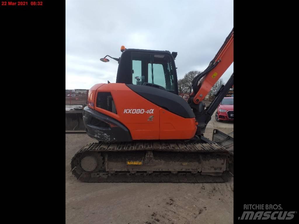 Kubota KX 080-4 Mini excavators  7t - 12t