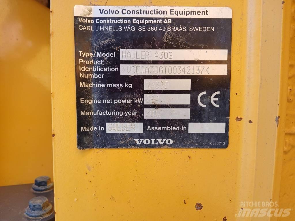 Volvo A 30 G Articulated Dump Trucks (ADTs)