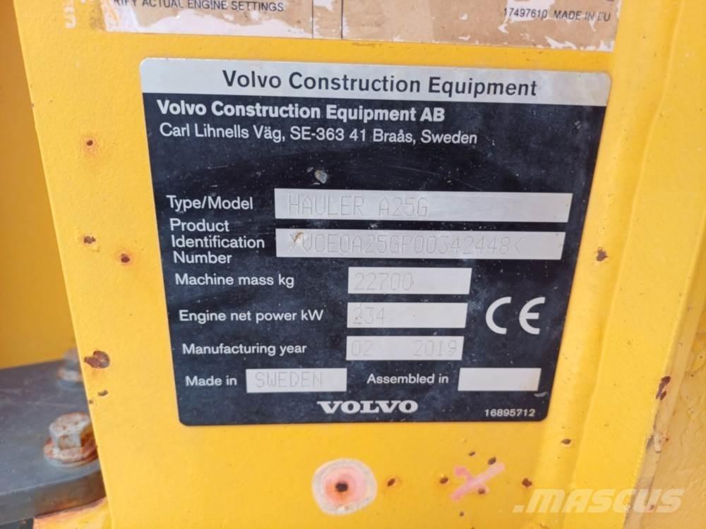 Volvo A25G Articulated Dump Trucks (ADTs)