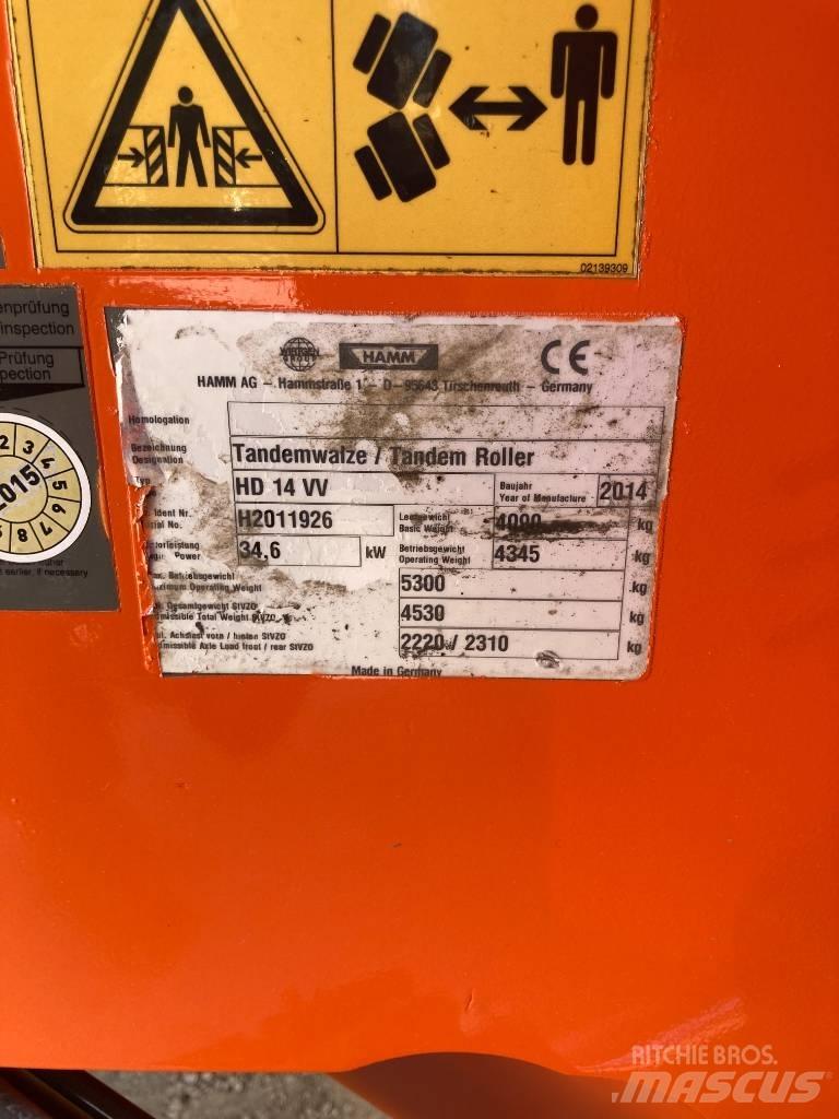 Hamm HD 14 VV Twin drum rollers