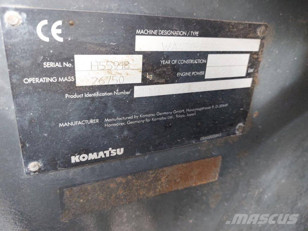 Komatsu WA470-8 Wheel Loaders