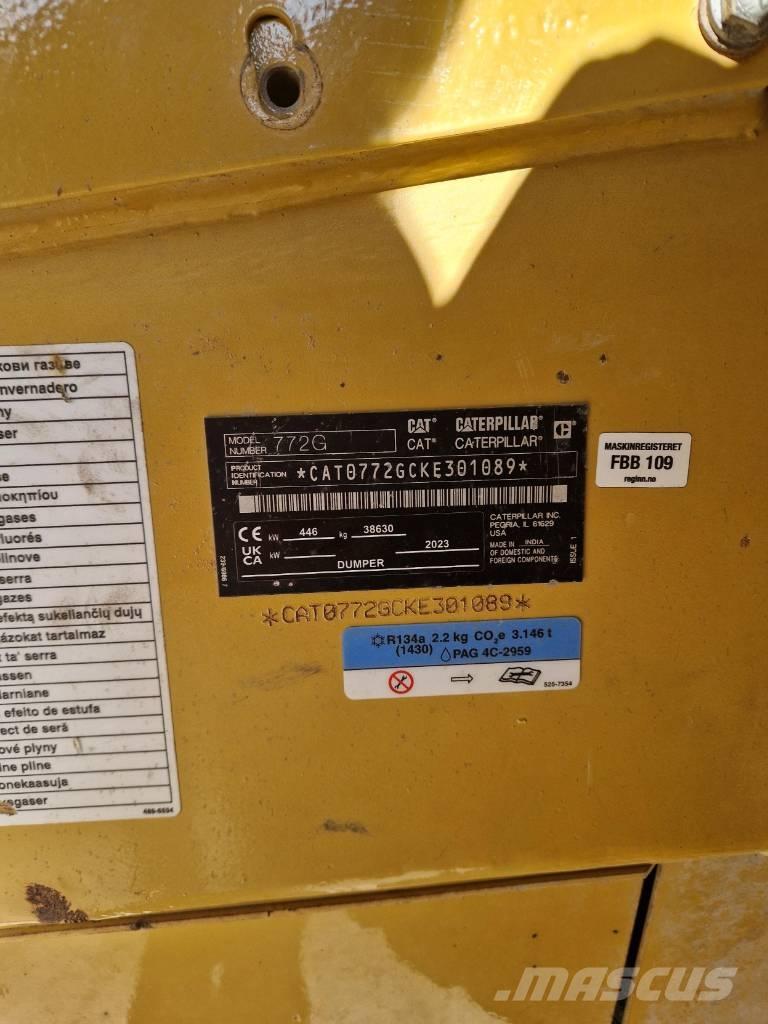 CAT 772 G Rigid dump trucks
