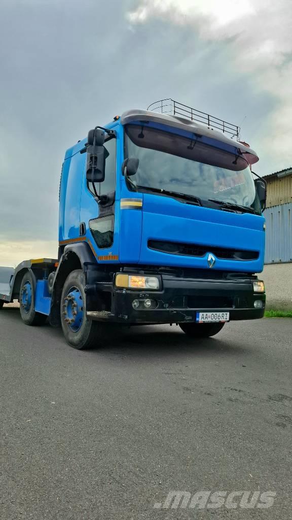 Renault Premium 340 Forest machine transport trucks