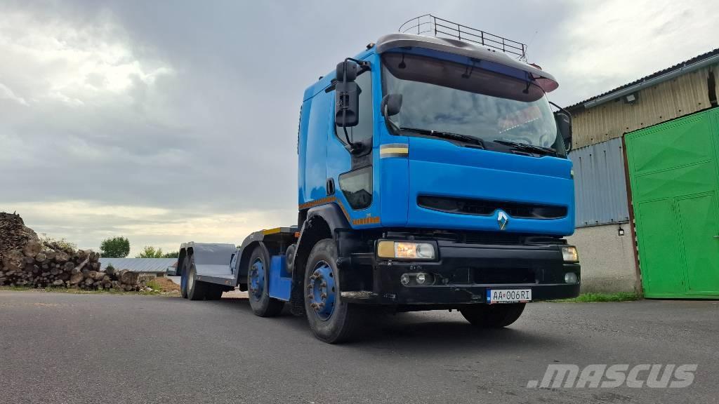 Renault Premium 340 Forest machine transport trucks