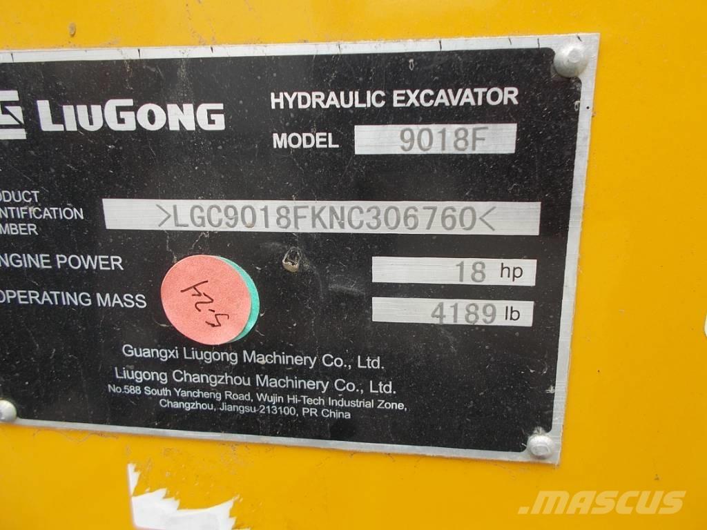 LiuGong 9018 F Mini Excavators <7t (Mini Diggers)