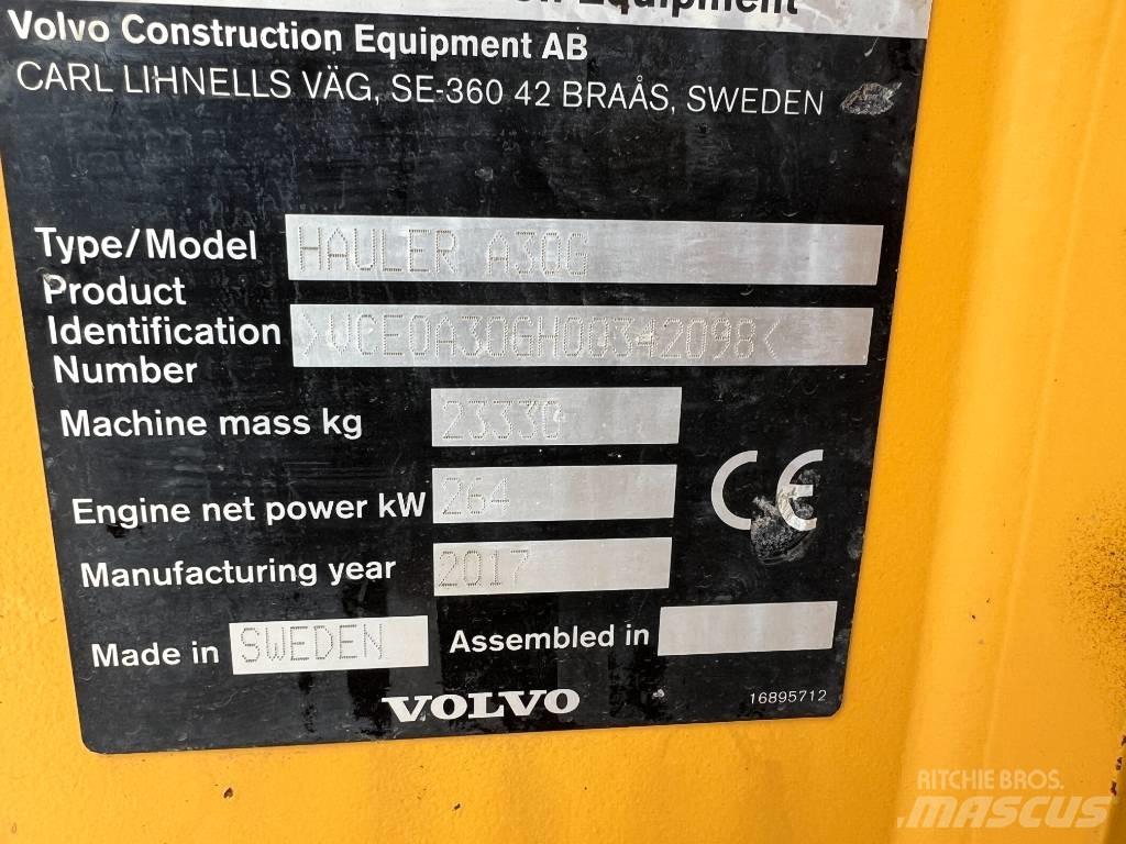 Volvo A30G Articulated Dump Trucks (ADTs)