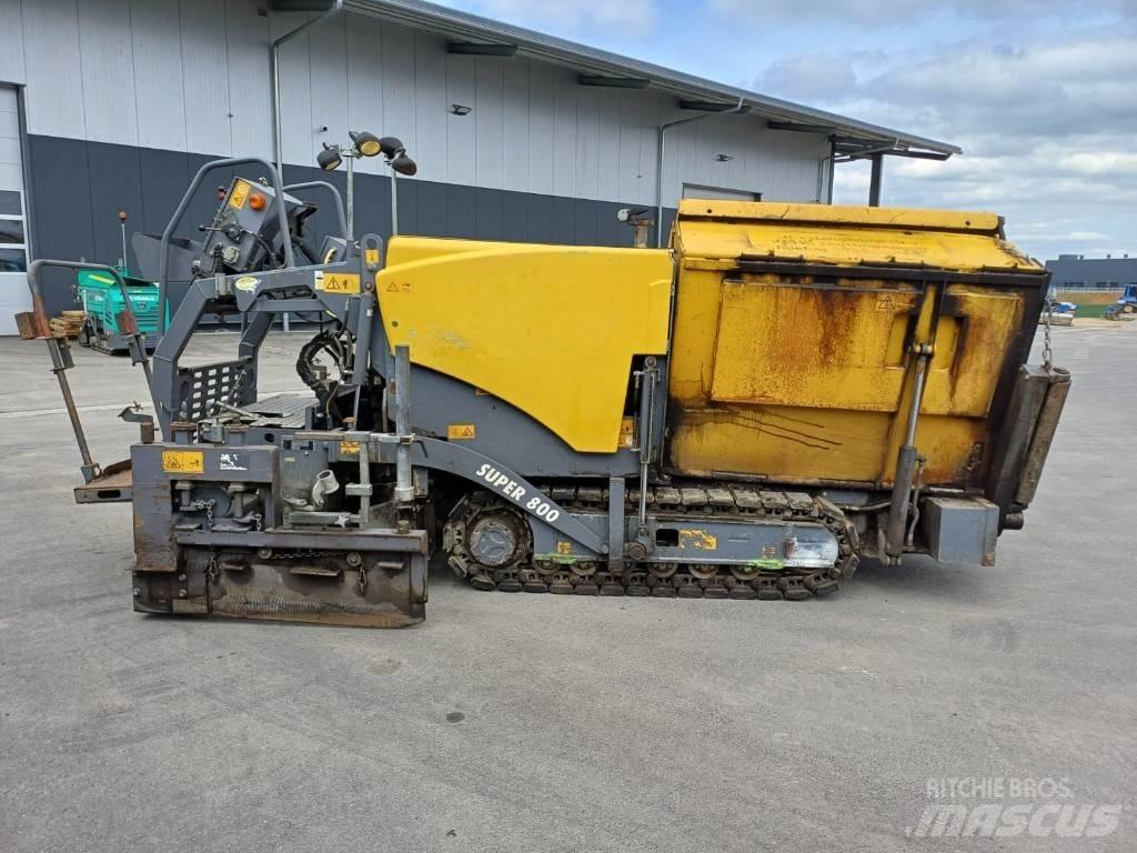 Vögele Super 800 Asphalt pavers