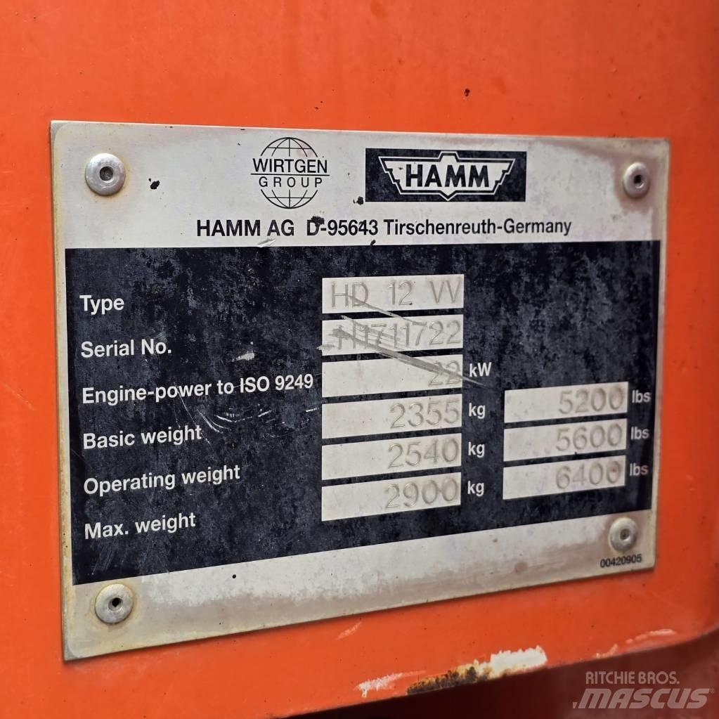 Hamm HD 12 VV Twin drum rollers