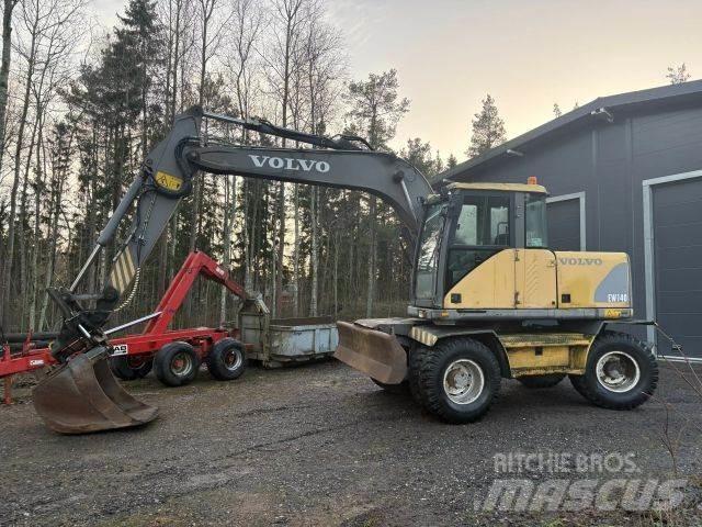Volvo EW140 Wheeled Excavators