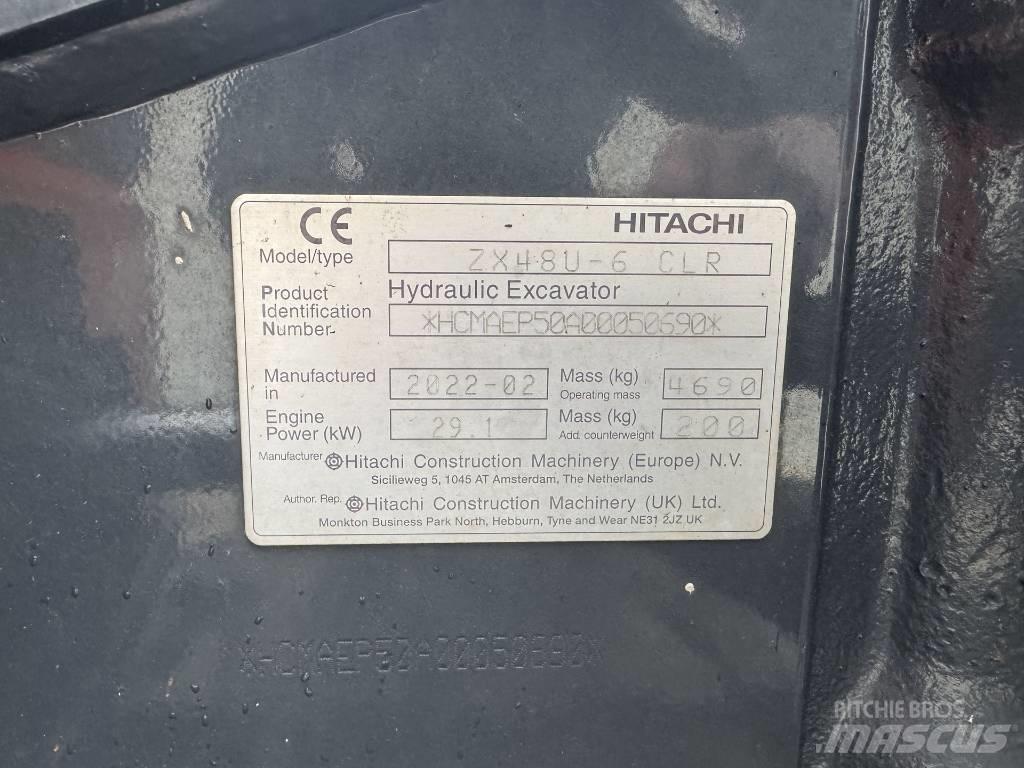 Hitachi ZX 48 U-6 Mini Excavators <7t (Mini Diggers)