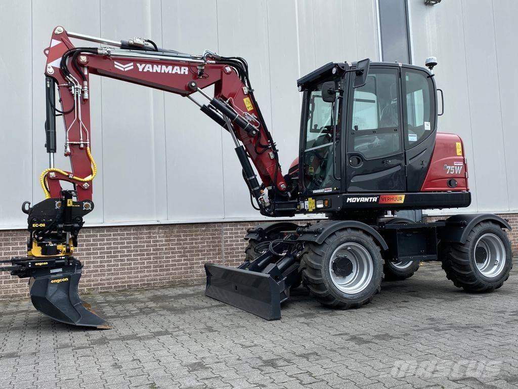 Yanmar B75W Wheeled Excavators