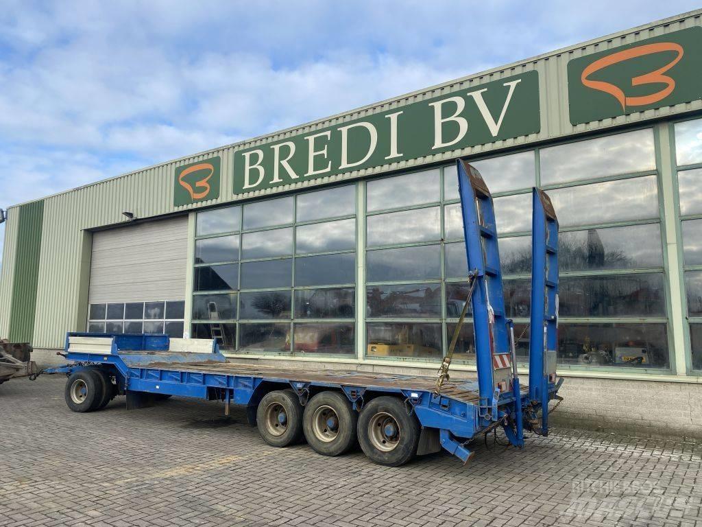  Dieplader 4 assen Lowboy trailer