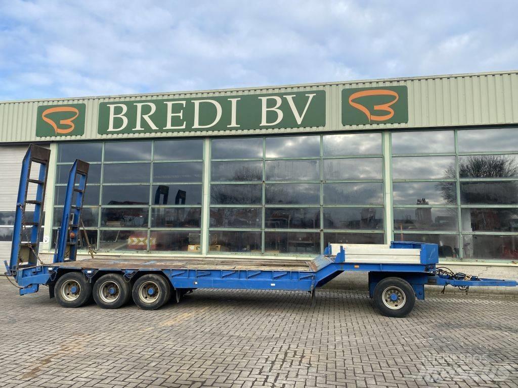  Dieplader 4 assen Lowboy trailer