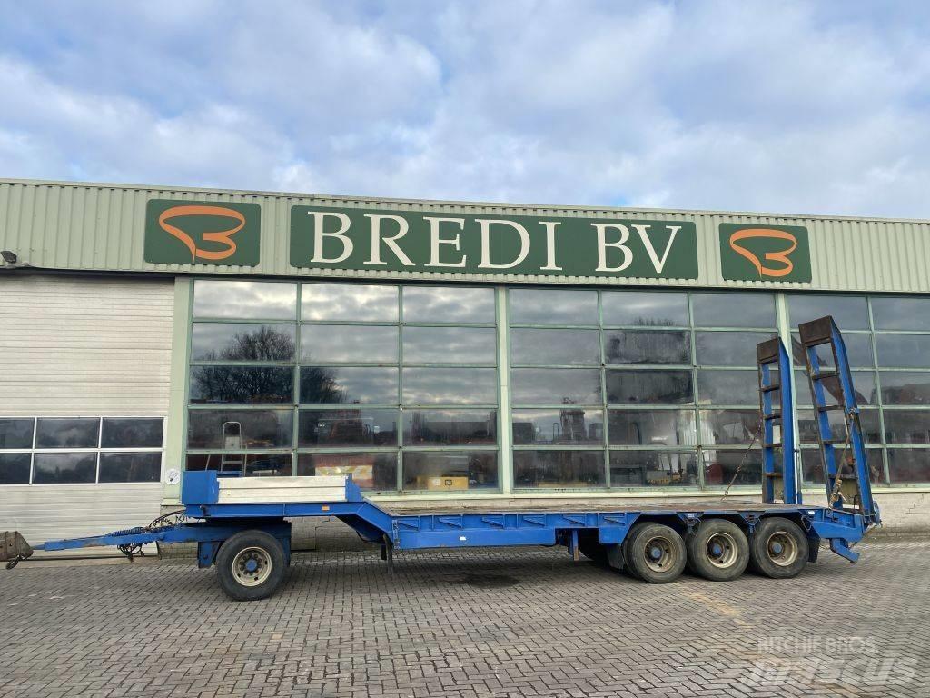  Dieplader 4 assen Lowboy trailer