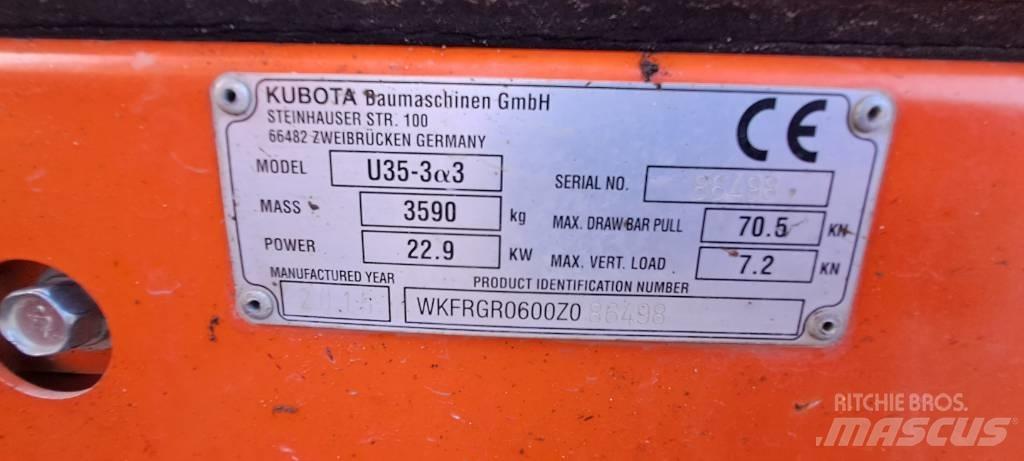 Kubota U35-3A3 Mini Excavators <7t (Mini Diggers)