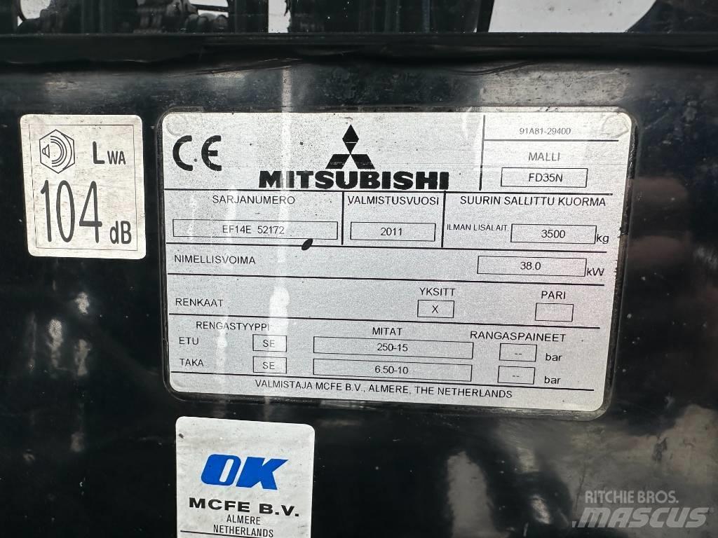 Mitsubishi FD 35 N Diesel Forklifts