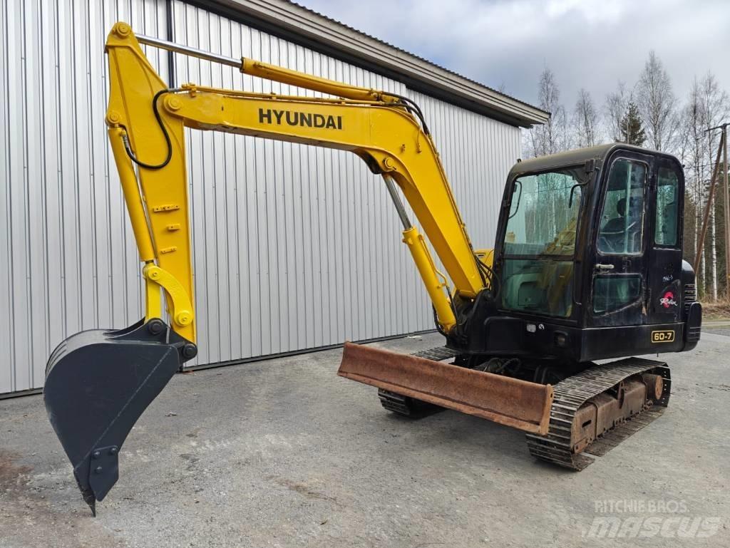 Hyundai R 60-7 Mini Excavators <7t (Mini Diggers)