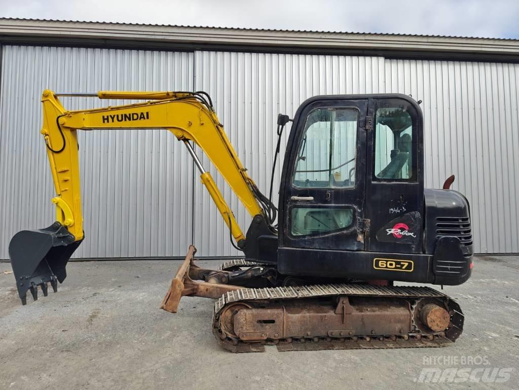 Hyundai R 60-7 Mini Excavators <7t (Mini Diggers)