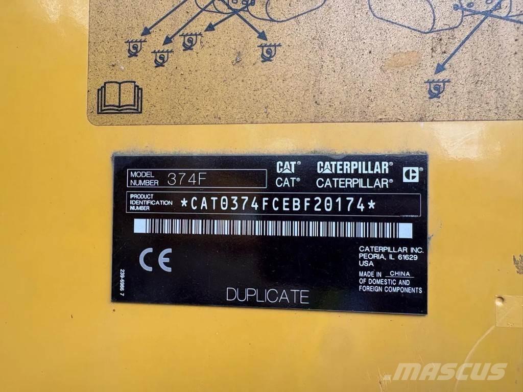 CAT 374F Crawler excavators