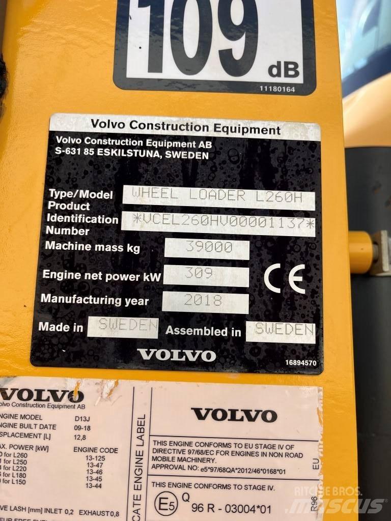 Volvo L260H Wheel Loaders