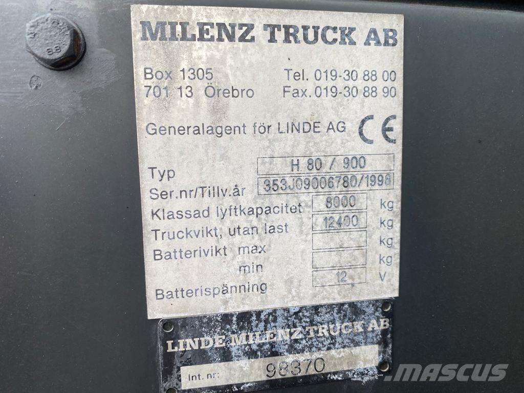 Linde H80D/900 Diesel Forklifts