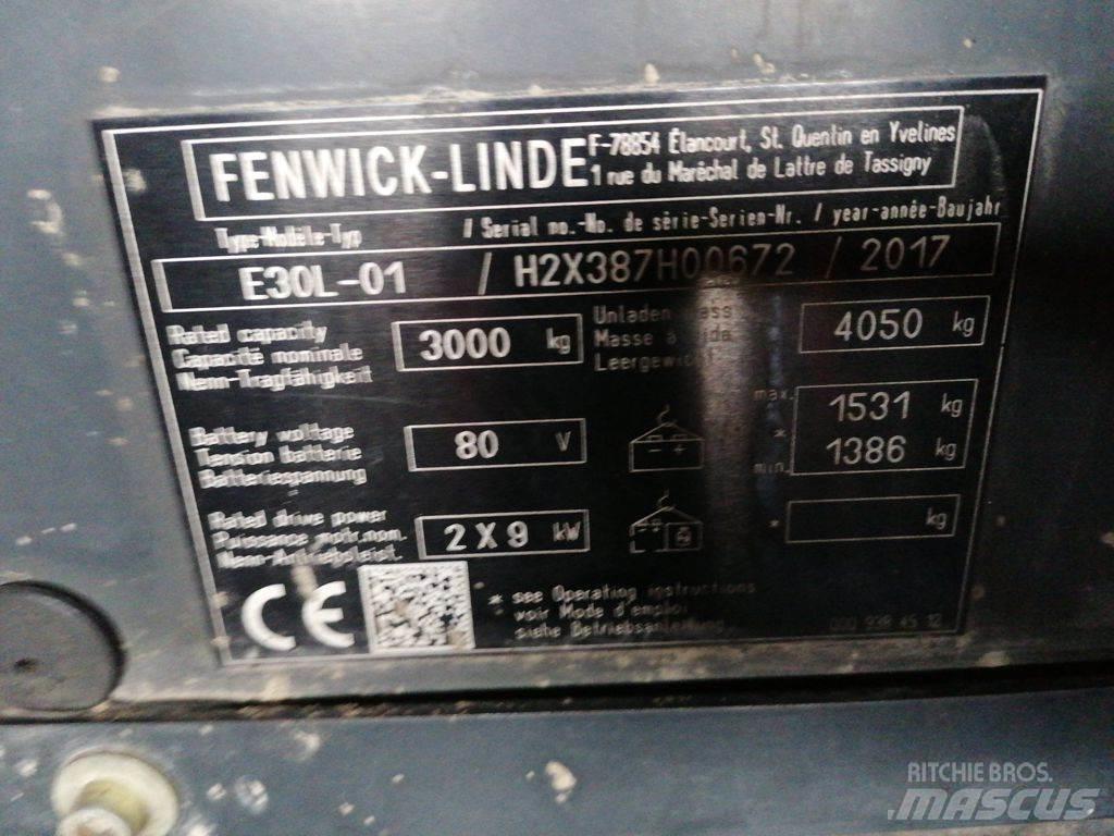 Linde E30L-01 Electric Forklifts