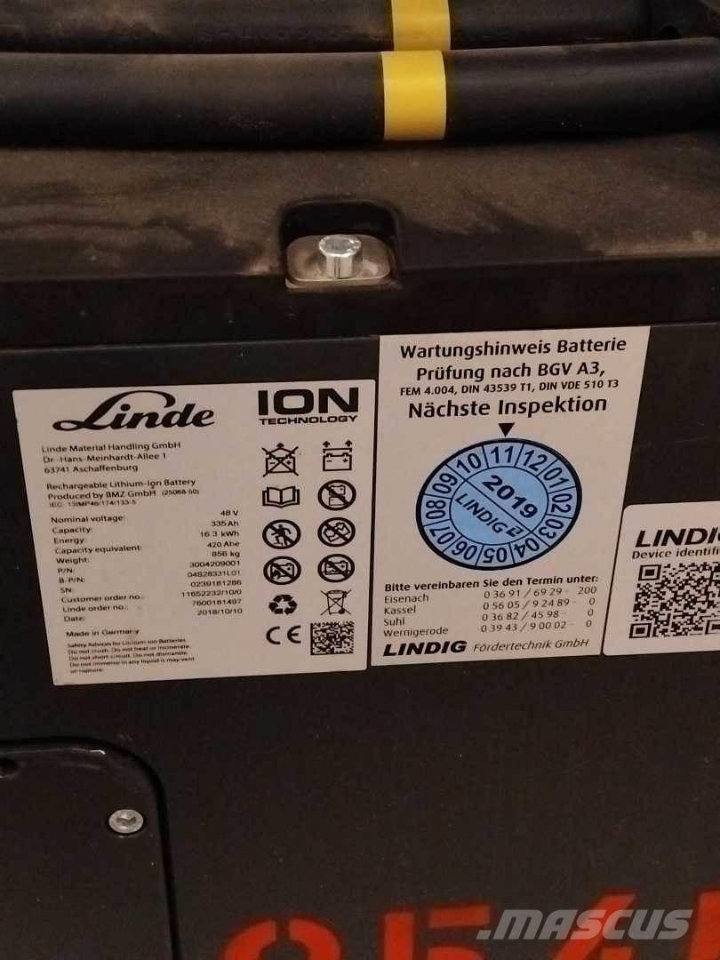 Linde E16 ION Electric Forklifts