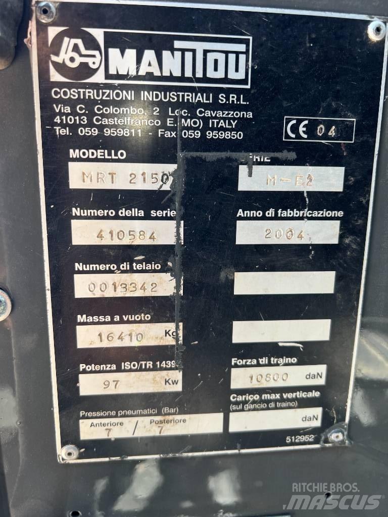 Manitou MRT 2150 Telescopic Handlers