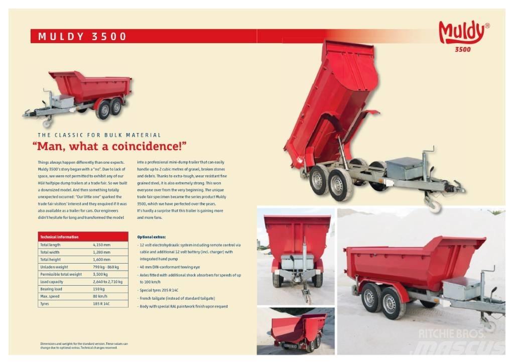  Muldy 3500 Dump Trailers