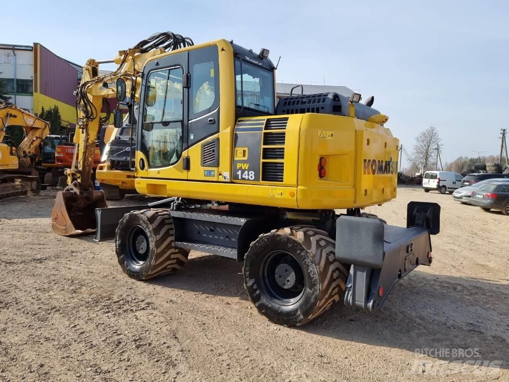 Komatsu PW 148-8 Wheeled Excavators