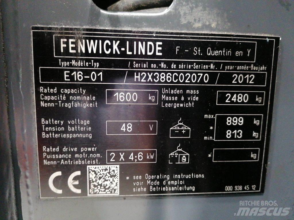 Linde E16-01 Electric Forklifts