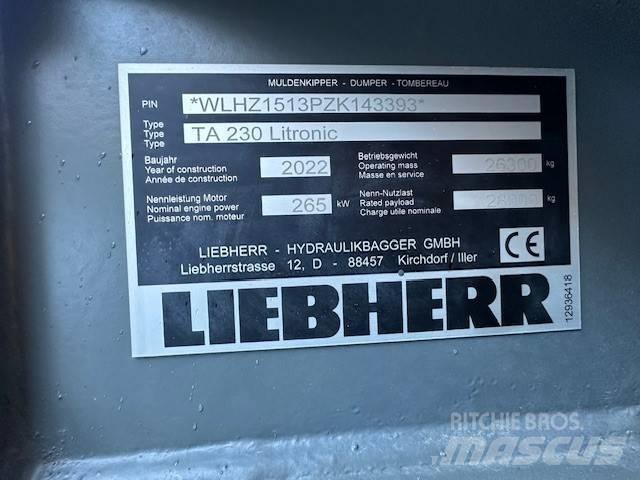 Liebherr TA 230 Articulated Dump Trucks (ADTs)