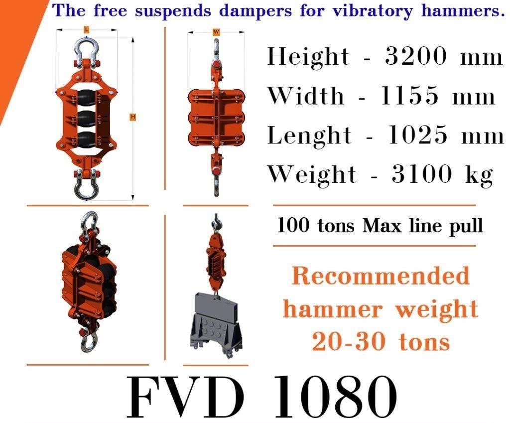  Finaros FVD 1080 Hydraulic Pile Hammers