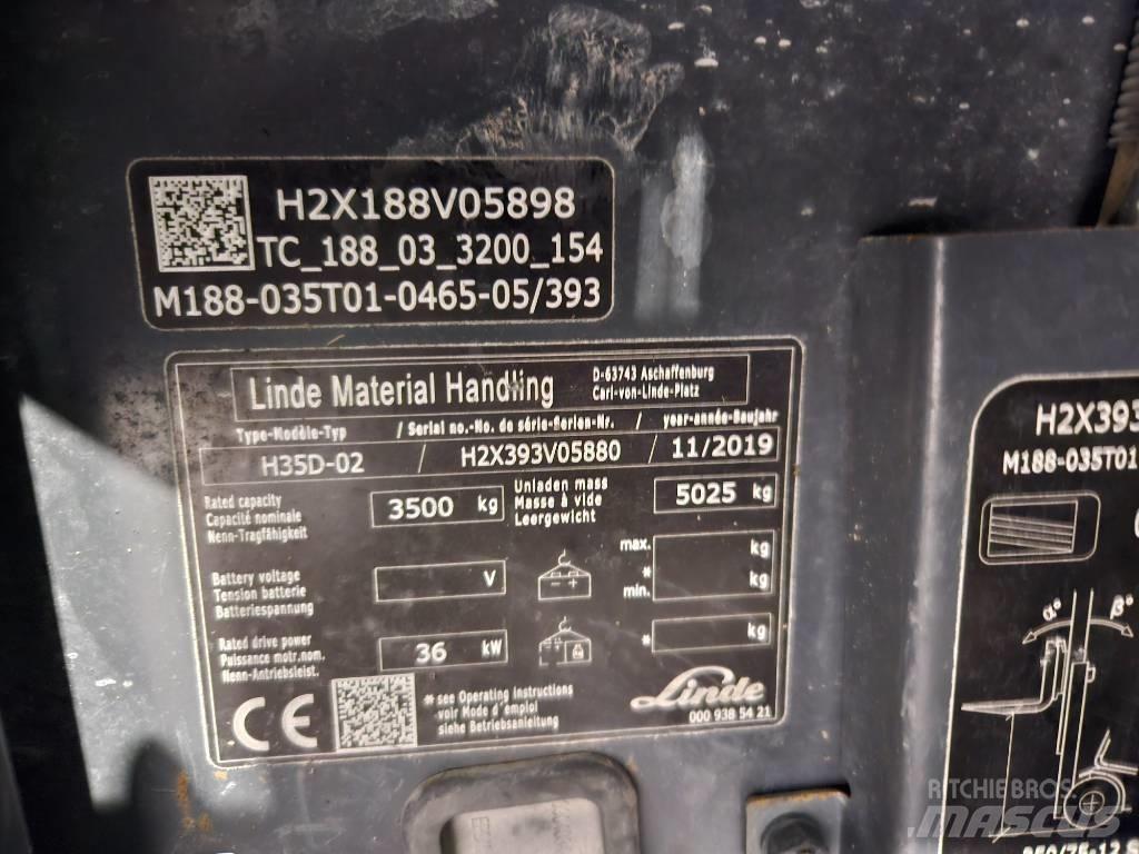 Linde H35D Diesel Forklifts